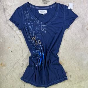 Vintage 00s american eagle navy Y2K size M brat